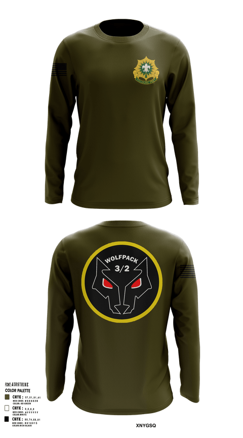 Long Sleeve Performance Shirt, Fury TRP 3/2CR, Army, Teamtime, Team time, sublimation, custom sports apparel, team uniforms, spirit wear, spiritwear, sports uniforms, custom shirts, team store, custom team store, fundraiser sports, apparel fundraiser