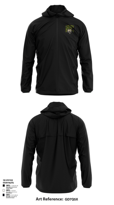 Northern Adirondack Central Middle School Soccer 55495373 Windbreaker - 136
