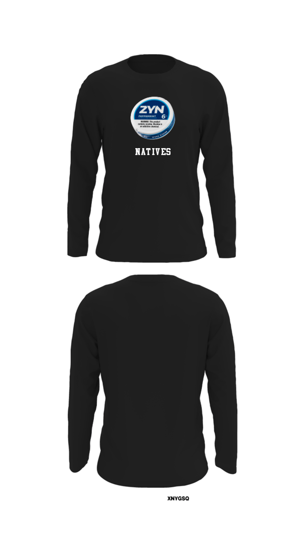 Long Sleeve Performance Shirt, Natives, Men's Basketball, Teamtime, Team time, sublimation, custom sports apparel, team uniforms, spirit wear, spiritwear, sports uniforms, custom shirts, team store, custom team store, fundraiser sports, apparel fundraiser