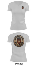 Bearded Bear Cigars 58780809 Women's Short Sleeve V-neck Shirt - 19