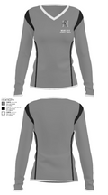 Meade High School Track 444243 Women's Long Sleeve V-neck Shirt - 33