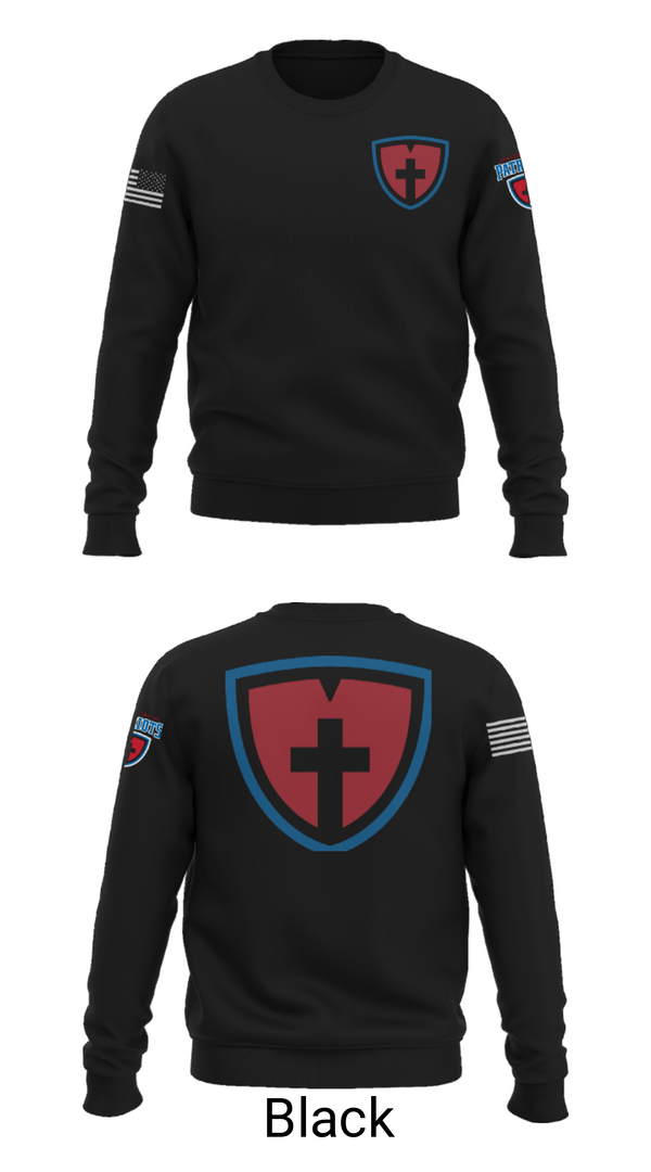 Crew Neck Sweatshirt, Open Door Christian Schools, , Teamtime, Team time, sublimation, custom sports apparel, team uniforms, spirit wear, spiritwear, sports uniforms, custom shirts, team store, custom team store, fundraiser sports, apparel fundraiser