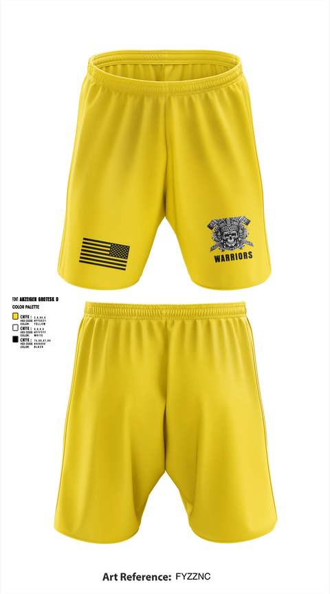 Athletic Shorts With Pockets, Warriors, Army, Teamtime, Team time, sublimation, custom sports apparel, team uniforms, spirit wear, spiritwear, sports uniforms, custom shirts, team store, custom team store, fundraiser sports, apparel fundraiser