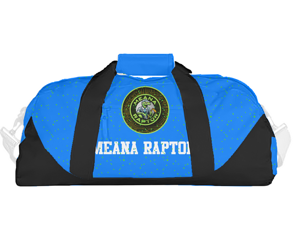 Duffle Bag, meana raptor, Golf, Teamtime, Team time, sublimation, custom sports apparel, team uniforms, spirit wear, spiritwear, sports uniforms, custom shirts, team store, custom team store, fundraiser sports, apparel fundraiser
