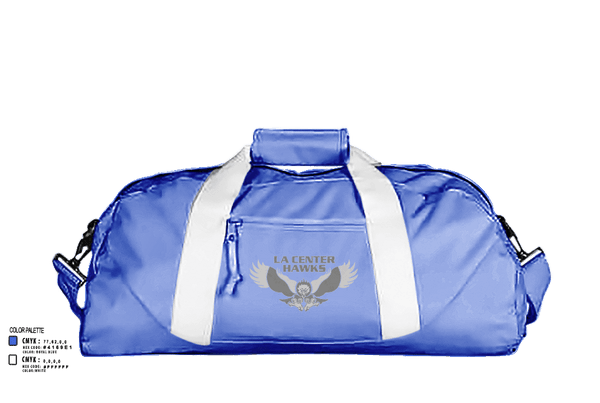 Duffle Bag, La Center Middle School Volleyball, Women's Volleyball, Teamtime, Team time, sublimation, custom sports apparel, team uniforms, spirit wear, spiritwear, sports uniforms, custom shirts, team store, custom team store, fundraiser sports, apparel fundraiser