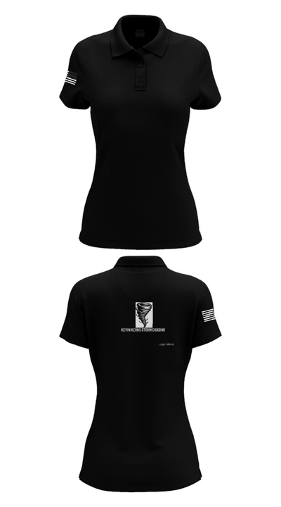 KEVIN KERNS STORM CHASING 76621103 Women's Short Sleeve Performance Polo  - 36