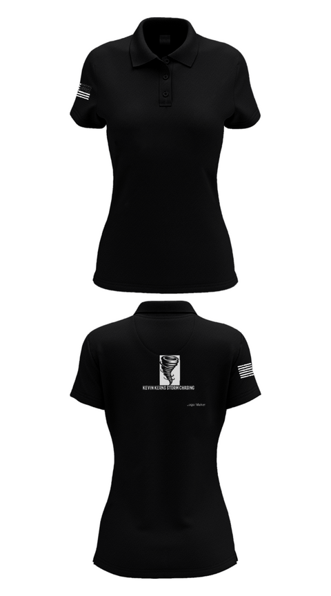 Womens Short Sleeve Performance Polo, KEVIN KERNS STORM CHASING, , Teamtime, Team time, sublimation, custom sports apparel, team uniforms, spirit wear, spiritwear, sports uniforms, custom shirts, team store, custom team store, fundraiser sports, apparel fundraiser