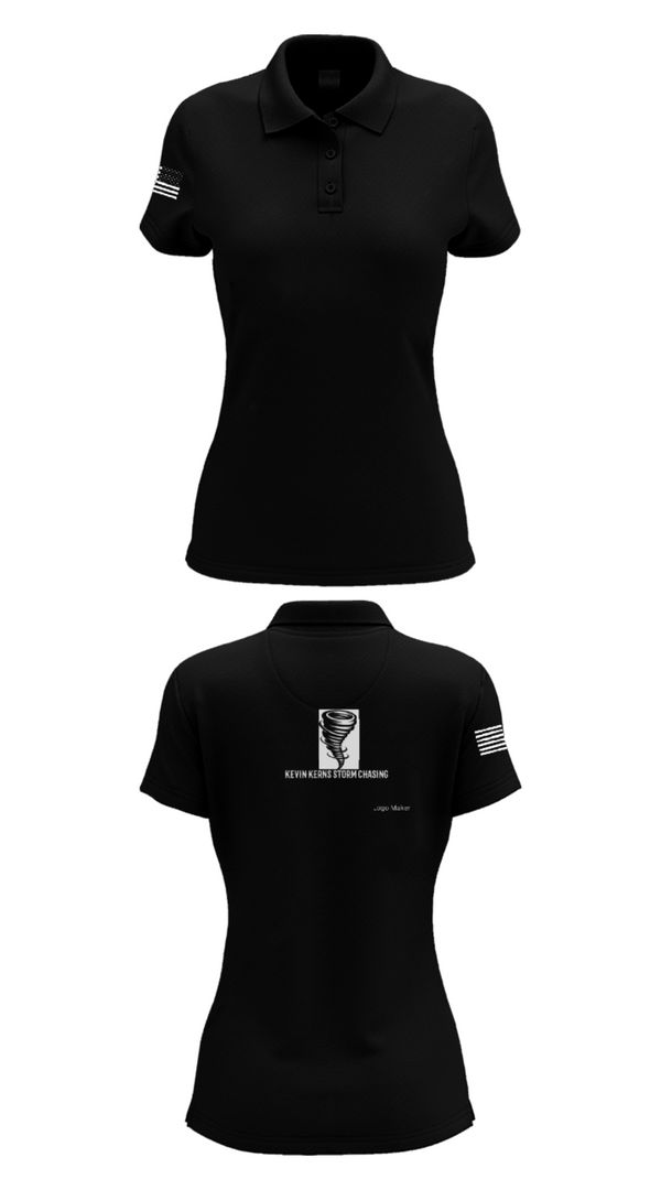 Womens Short Sleeve Performance Polo, KEVIN KERNS STORM CHASING, , Teamtime, Team time, sublimation, custom sports apparel, team uniforms, spirit wear, spiritwear, sports uniforms, custom shirts, team store, custom team store, fundraiser sports, apparel fundraiser