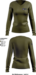NATO Winter Instructor Course 70603396 Women's Long Sleeve V-neck Shirt - 2