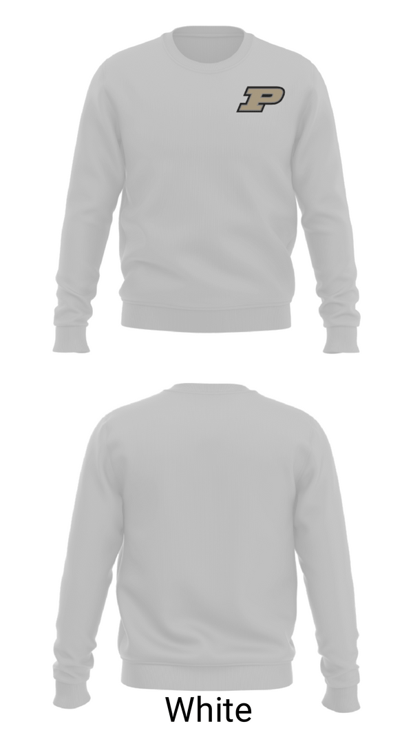 Crew Neck Sweatshirt, Purdue University Baseball, Baseball, Teamtime, Team time, sublimation, custom sports apparel, team uniforms, spirit wear, spiritwear, sports uniforms, custom shirts, team store, custom team store, fundraiser sports, apparel fundraiser