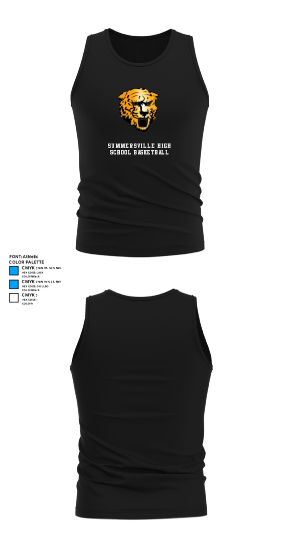 Tank Top, Summersville High School Basketball, Men's Basketball, Teamtime, Team time, sublimation, custom sports apparel, team uniforms, spirit wear, spiritwear, sports uniforms, custom shirts, team store, custom team store, fundraiser sports, apparel fundraiser
