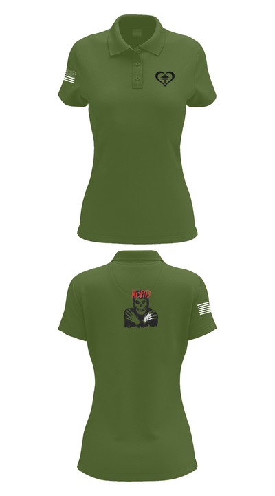 3rd squad 34801732 Women's Short Sleeve Performance Polo  - 55
