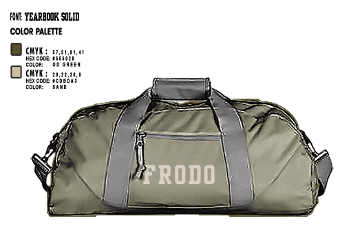 Duffle Bag, Frodo, Rugby, Teamtime, Team time, sublimation, custom sports apparel, team uniforms, spirit wear, spiritwear, sports uniforms, custom shirts, team store, custom team store, fundraiser sports, apparel fundraiser