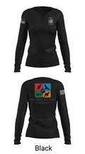 Nuisance Wildlife Specialist 50727946 Women's Long Sleeve V-neck Shirt -1 35