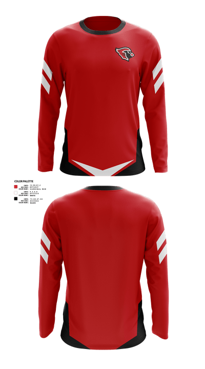 Lincoln High School Wrestling 87606479 Long Sleeve Performance Shirt - 40