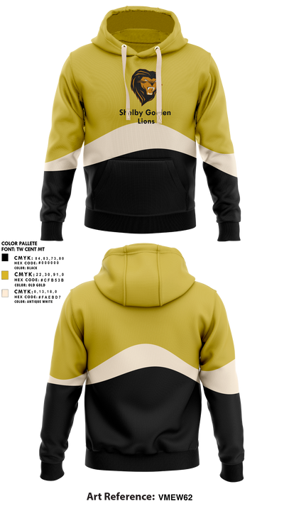 Shelby Golden Lions 77928116 Hoodie - 1