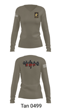 Alpha Company  2-27 48035421 Women's Long Sleeve V-neck Shirt - 77