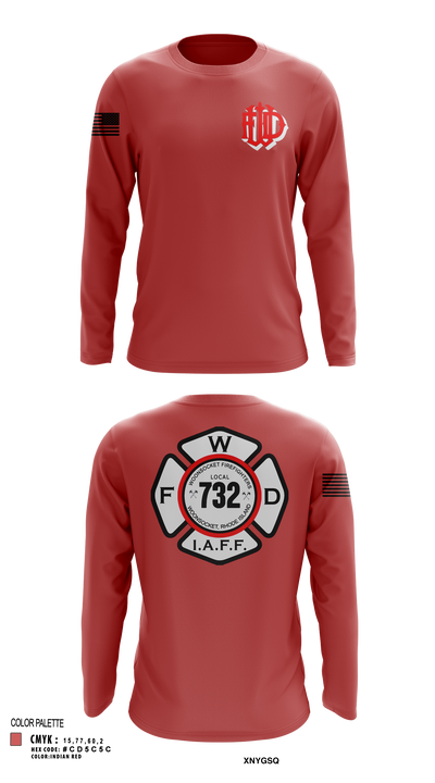 Woonsocket 46977147 Long Sleeve Performance Shirt 126