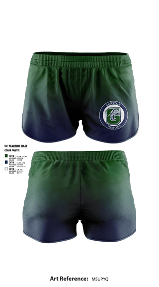 Women's Shorts, The Gunston School Volleyball, Women's Volleyball, Teamtime, Team time, sublimation, custom sports apparel, team uniforms, spirit wear, spiritwear, sports uniforms, custom shirts, team store, custom team store, fundraiser sports, apparel fundraiser