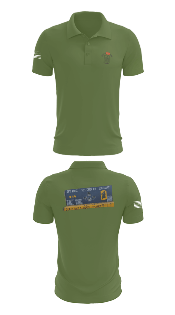 Short Sleeve Performance Polo, 323 chem maint, Army, Teamtime, Team time, sublimation, custom sports apparel, team uniforms, spirit wear, spiritwear, sports uniforms, custom shirts, team store, custom team store, fundraiser sports, apparel fundraiser