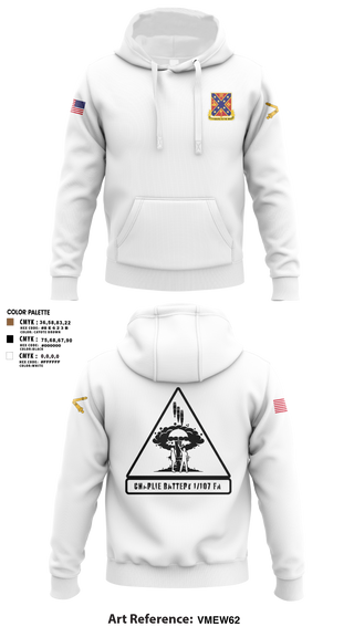 Hoodie, C BTRY 1/107 FA, National Guard, Teamtime, Team time, sublimation, custom sports apparel, team uniforms, spirit wear, spiritwear, sports uniforms, custom shirts, team store, custom team store, fundraiser sports, apparel fundraiser