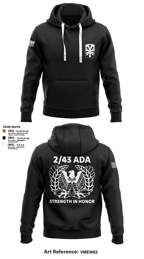 Hoodie, 2/43 ADA, Army, Teamtime, Team time, sublimation, custom sports apparel, team uniforms, spirit wear, spiritwear, sports uniforms, custom shirts, team store, custom team store, fundraiser sports, apparel fundraiser