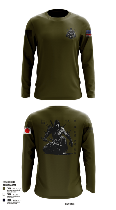 USANEC- Camp Zama, 78th Signal Battalion 94772078 Long Sleeve Performance Shirt - 140