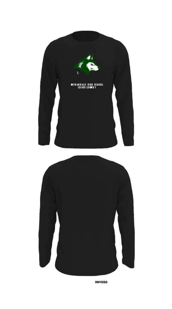 Long Sleeve Performance Shirt, Nathan Hale High School Cross Country, Cross Country, Teamtime, Team time, sublimation, custom sports apparel, team uniforms, spirit wear, spiritwear, sports uniforms, custom shirts, team store, custom team store, fundraiser sports, apparel fundraiser