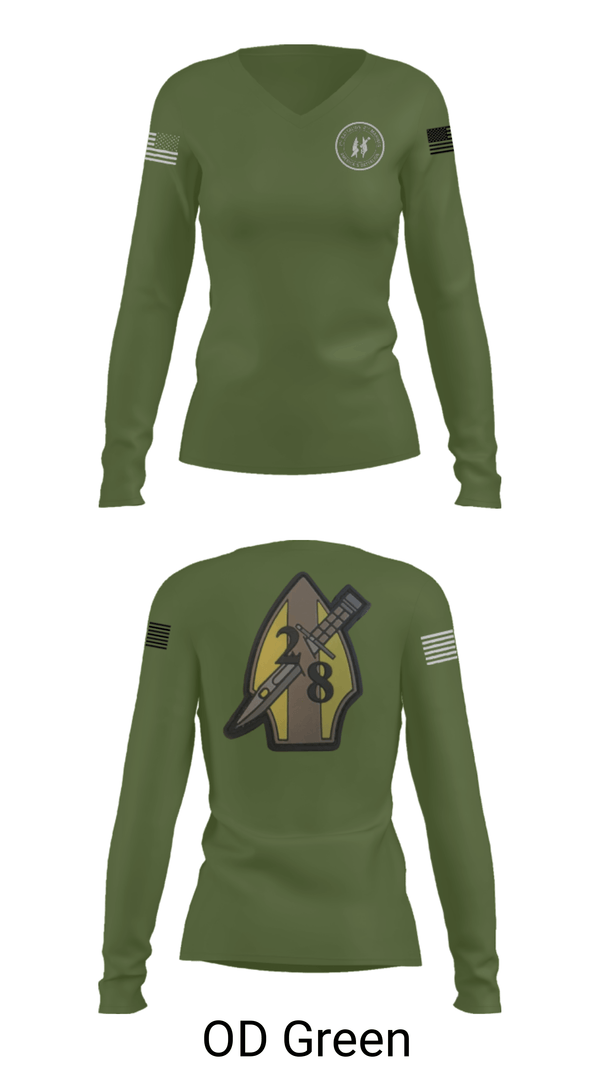 Womens Long Sleeve Vneck Shirt, 2nd bn 8th Marines, Marines, Teamtime, Team time, sublimation, custom sports apparel, team uniforms, spirit wear, spiritwear, sports uniforms, custom shirts, team store, custom team store, fundraiser sports, apparel fundraiser