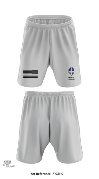 Athletic Shorts With Pockets, 343rd Medical Hospital Augmentation Detachment, , Teamtime, Team time, sublimation, custom sports apparel, team uniforms, spirit wear, spiritwear, sports uniforms, custom shirts, team store, custom team store, fundraiser sports, apparel fundraiser