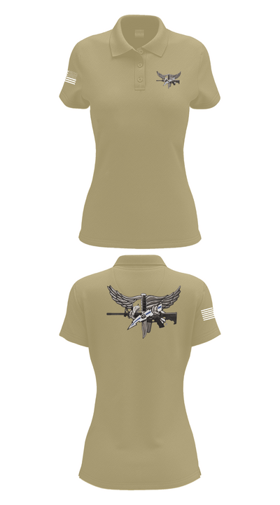 Livingston Police Emergency Service Unit 52189708 Women's Short Sleeve Performance Polo  - 90