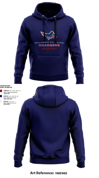 Hoodie, Providence Day School Volleyball, Women's Volleyball, Teamtime, Team time, sublimation, custom sports apparel, team uniforms, spirit wear, spiritwear, sports uniforms, custom shirts, team store, custom team store, fundraiser sports, apparel fundraiser