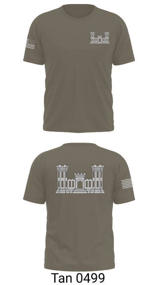 Short Sleeve Performance Shirt, 250TH ENGINEERING COMPANY, National Guard, Teamtime, Team time, sublimation, custom sports apparel, team uniforms, spirit wear, spiritwear, sports uniforms, custom shirts, team store, custom team store, fundraiser sports, apparel fundraiser