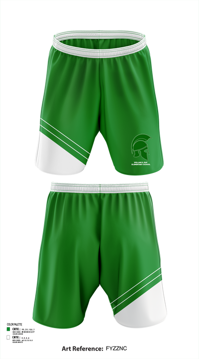 William H. Ray Elementary School 68027216 Athletic Shorts With Pockets - 114