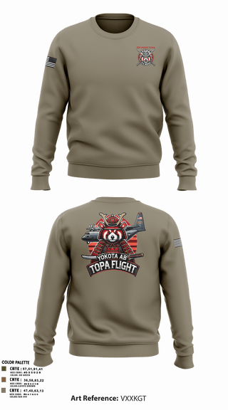 Crew Neck Sweatshirt, 374 MDSS/TOPA, Air Force, Teamtime, Team time, sublimation, custom sports apparel, team uniforms, spirit wear, spiritwear, sports uniforms, custom shirts, team store, custom team store, fundraiser sports, apparel fundraiser