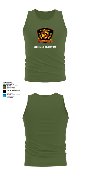 Tank Top, 12th MLR COMMSTRAT, Marines, Teamtime, Team time, sublimation, custom sports apparel, team uniforms, spirit wear, spiritwear, sports uniforms, custom shirts, team store, custom team store, fundraiser sports, apparel fundraiser