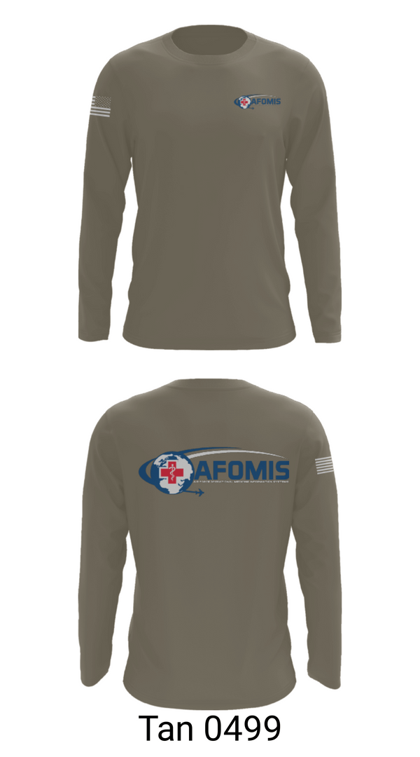 Long Sleeve Performance Shirt, AFOMIS, Air Force, Teamtime, Team time, sublimation, custom sports apparel, team uniforms, spirit wear, spiritwear, sports uniforms, custom shirts, team store, custom team store, fundraiser sports, apparel fundraiser