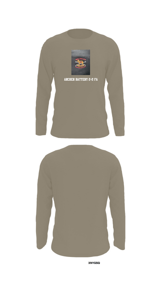 Long Sleeve Performance Shirt, Archer Battery 2-2 FA, Army, Teamtime, Team time, sublimation, custom sports apparel, team uniforms, spirit wear, spiritwear, sports uniforms, custom shirts, team store, custom team store, fundraiser sports, apparel fundraiser