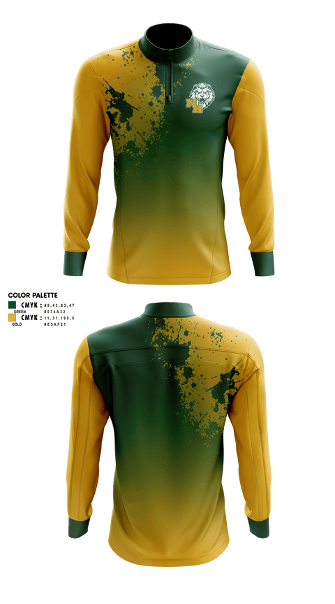 Quarter Zip Jacket, North Hunterdon High School, Spirit Store, Teamtime, Team time, sublimation, custom sports apparel, team uniforms, spirit wear, spiritwear, sports uniforms, custom shirts, team store, custom team store, fundraiser sports, apparel fundraiser
