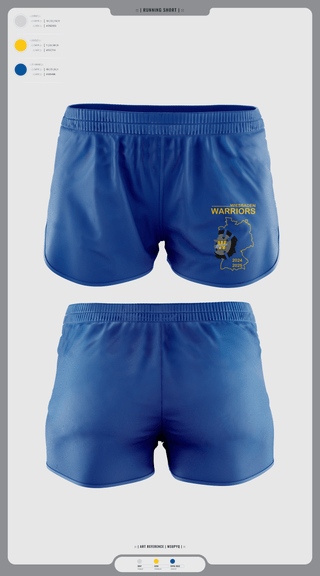 Womens Shorts, Wiesbaden warriors, Wrestling, Teamtime, Team time, sublimation, custom sports apparel, team uniforms, spirit wear, spiritwear, sports uniforms, custom shirts, team store, custom team store, fundraiser sports, apparel fundraiser