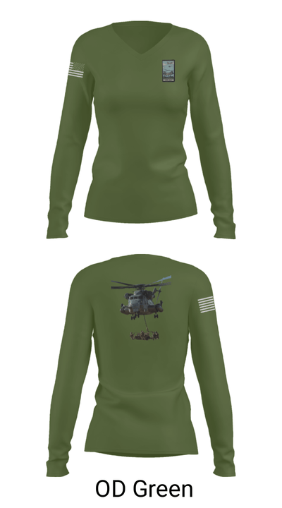 Landing Support 2624882 Women's Long Sleeve V-neck Shirt - 57