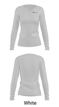 Lanier High School Lacrosse 31494592 Women's Long Sleeve V-neck Shirt - 6