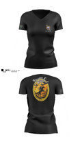 HHB 2-300th FAR 70567480 Women's Short Sleeve V-neck Shirt - 1