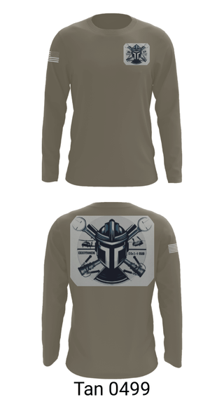 Long Sleeve Performance Shirt, 2-4 GSAB ECHO CO., Army, Teamtime, Team time, sublimation, custom sports apparel, team uniforms, spirit wear, spiritwear, sports uniforms, custom shirts, team store, custom team store, fundraiser sports, apparel fundraiser