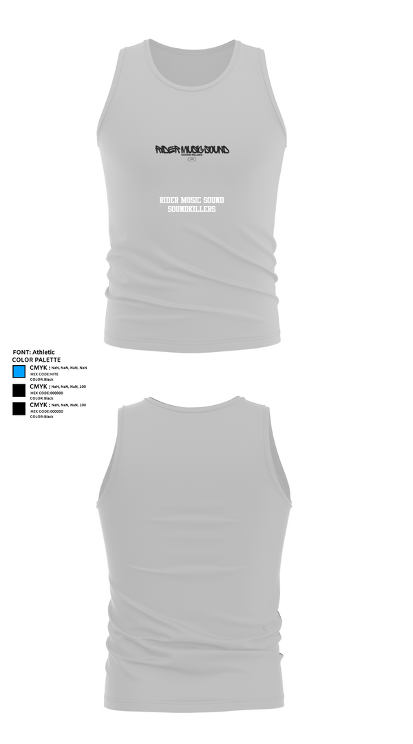 Tank Top, Rider Music Sound SoundKillers, , Teamtime, Team time, sublimation, custom sports apparel, team uniforms, spirit wear, spiritwear, sports uniforms, custom shirts, team store, custom team store, fundraiser sports, apparel fundraiser