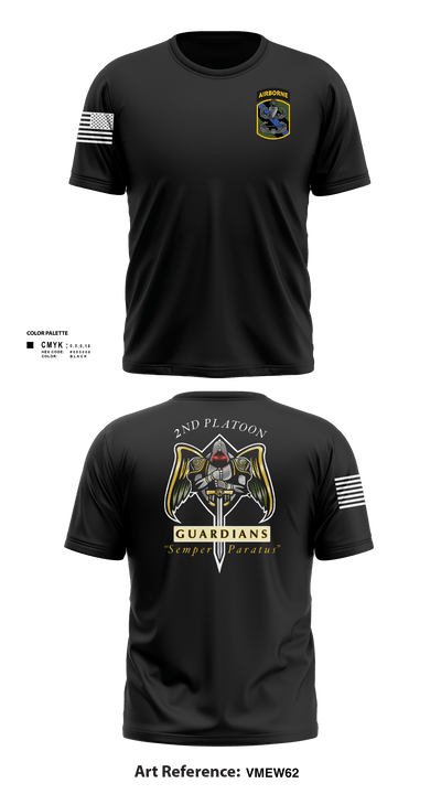 2/108th Guardians 93195789 Short Sleeve Performance Shirt - 1