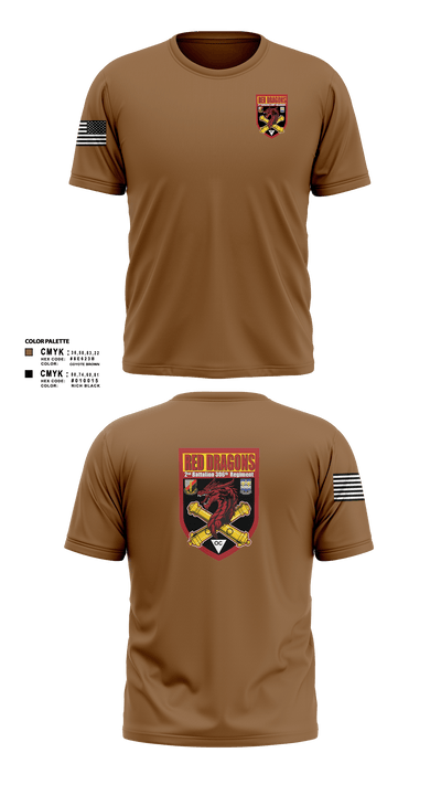 2-306th FAR 32661522 Short Sleeve Performance Shirt - 2