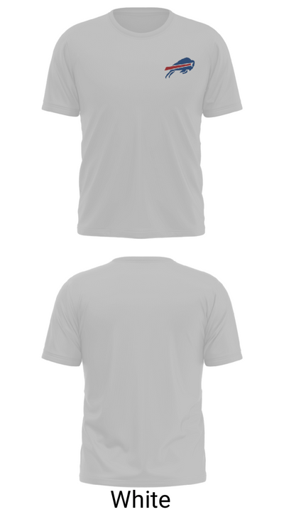 Keystone Bills Football and Cheer 89420686 Old School Cotton Feel Shirt - 10