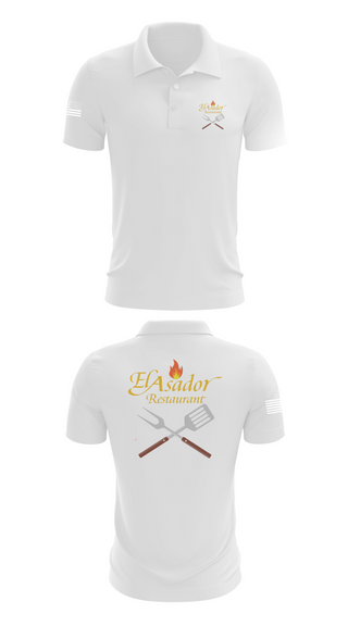 Short Sleeve Performance Polo, El Asador Restaurant, , Teamtime, Team time, sublimation, custom sports apparel, team uniforms, spirit wear, spiritwear, sports uniforms, custom shirts, team store, custom team store, fundraiser sports, apparel fundraiser