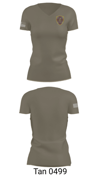 Women's Short Sleeve Vneck Shirt, 7454 MORU, Army, Teamtime, Team time, sublimation, custom sports apparel, team uniforms, spirit wear, spiritwear, sports uniforms, custom shirts, team store, custom team store, fundraiser sports, apparel fundraiser